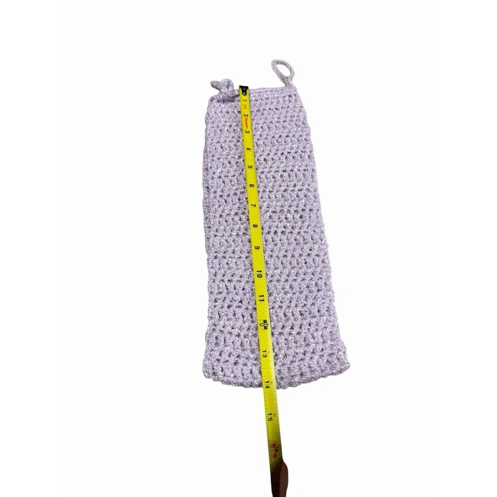 New Crochet Handmade Hanging Toilet Paper Roll Holder Bathroom Accessory